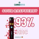 Cannanova 93 % HHC Einweg Sour Raspberry INDICA